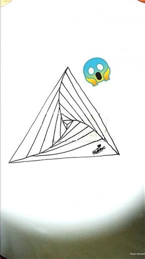 Geometrical line drawing 〰️📉 #shorts #trend #line