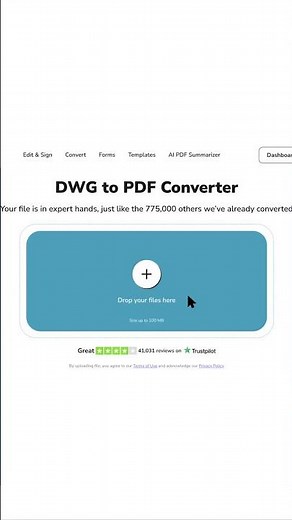 Convert DWG to PDF & PDF to DWG Fast ⚙️ #howto #tips #tutorial