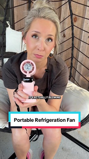 KIMMOO 4-in-1 portable refrigeration handheld turbo fan with 200 speed settings, 21,000 revolutions per minute, 12hour cooling, digital display, 120° rotation, USB charging, mini handheld personal fan.Suitable for travel, indoor use, and office desk usage #fan #outdoor #beachday #traveltiktok #hot