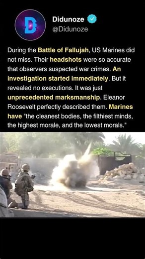 Why Fallujah Snipers Shocked Investigators