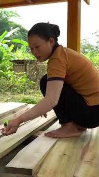 Homemade wood. From start to finish with dimensions. How to Build a Wooden Bed#farming#part 3