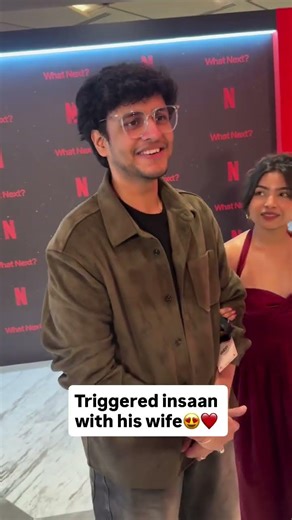 Nischay Malhan with his wife Ruchika Rathore at the unveiling of Netflix slate for 2026... #e24