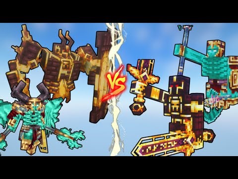 Ignis and Maledictus vs Ignis Golem and Maledictus Golem