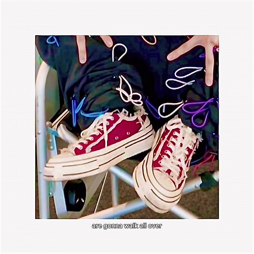 even his shoes are the cutest and coolest at the same time