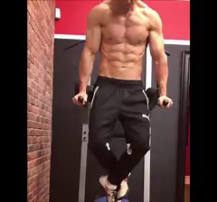 This “triple threat” dip is downright brutal...but I love it! The first part is a classic dip with a forward lean to accentuate the chest. The second part is a lower ab killer - the gymnast ab tuck. I’m trying to lift my low back towards the ceiling by pulling my abs in tight. The final part is something I call the screwdriver. The rotation of the hips instantly lights up the obliques...completing this tough but efficient assault on your chest and core. Give it a try and as always...let the gain