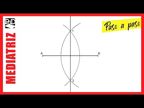 Biastrix of a Segment (Basic Layouts in Technical Drawing).
