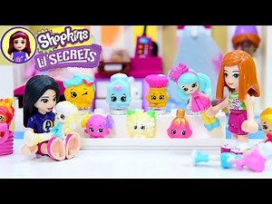 Lil Secrets Teeny Tiny Shopkins Collection Build for Lego Friends Violet - Kids Toys