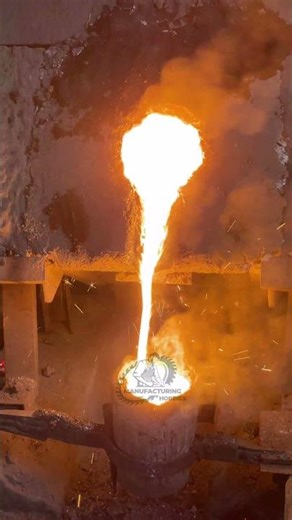 Sand Casting Process | Molten Iron Pouring to Make Heavy Machinery Parts