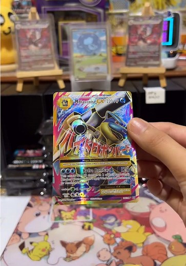 Exciting Mega Blastoise Card Unboxing Experience