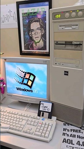 it's 1996 & you Startup Windows 95 #nostalgia