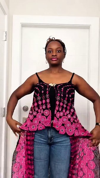 Fashion Hack: Create a Long Sleeve Cape on a Sleeveless Outfit