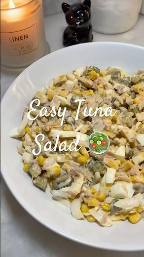 Easy Tuna Salad 🥗 | Quick, Fresh & Delicious #recipe