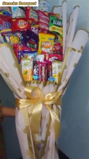 Snacks Bouquet ! How To Make Snack Bouquet #diy #ytshorts