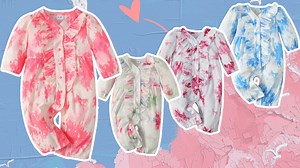 Watch Newborn Baby Girl Clothes Romper Onesie Tie Dye 0-18M on Amazon Live