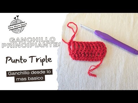 Ganchillo | Cómo hacer punto alto doble crochet | New Mom Spirit