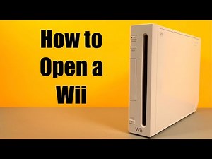 How to Open a Wii Console - Christy Repairs