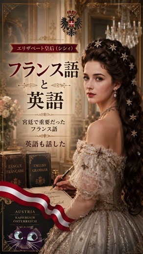 【驚異の語学力】美しきオーストリア皇后シシィは何語を話せた？ #shorts #渡辺乃莉子 #語学学習 #フランス語
