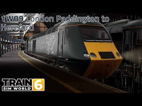 1W09 London Paddington to Hereford - Great Western Express - Class 43 - Train Sim World 6