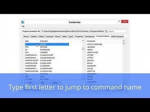 Command Aliases - BricsCAD