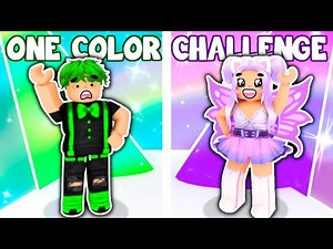 FASHION FAMOUS ONE COLOR CHALLENGE!