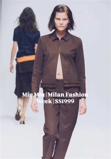 Miuccia Prada’s effortless vision. Miu Miu Spring/Summer 1999. Miu Miu, Milan Fashion Week, SS 1999, Spring Summer 1999, Miuccia Prada, 90s Fashion, Runway, Vintage Miu Miu, Archive Fashion, Aesthetic, 90s Minimalist, Tasha Tilberg.