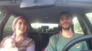 A young Israeli couple doing car'park' karaoke for their smiling baby. This is truly priceless... | Greenleaf Productions