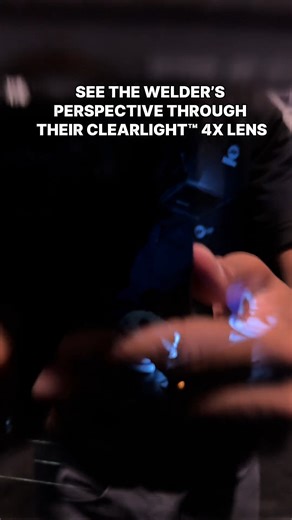 See it all with the ClearLight™ 4x Lens! From setup to arc, experience better color, better clarity, better welding. For more information, visit: https://bit.ly/3IlkOBj #MillerWelders #WeldingTechnology #WeldingLife #WelderVision | Miller Welders