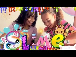 Slime com minha amiga Laura