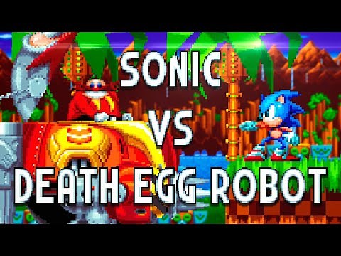Sonic vs Death Egg Robot Battle 3 | Sprite Animation | Blacker