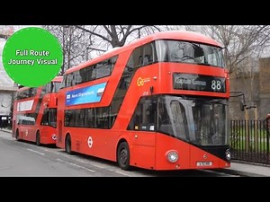 London Bus 88 Full Route Journey Visual- Clapham Common to Camden Town | LTZ1189 LT189
