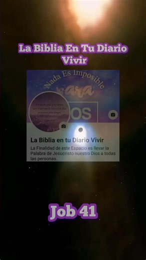 4.9K views · 63 reactions | Job capitulo 41 | La Biblia en tu Diario Vivir | Facebook
