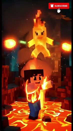 NEVER FIGHT A BLAZE! 😂🔥 | Minecraft Funny Fails #Shorts #comedy #funnyvideos