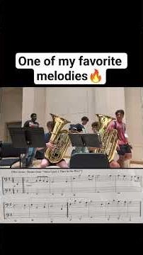One of the best melodies #tuba #band #music #duet #brass