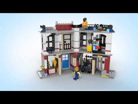 Lego Creator | 31026 | Bike Shop and Cafe | Lego 3D Review