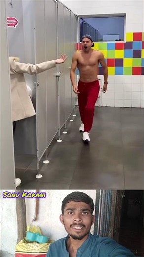 🚻 Boy Entered Girls Bathroom by Mistake 😂 #shorts#funny #comedy#couple#shortsfeed#viral#ytshorts#yt