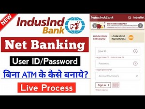 indusind bank net banking login new user| How to register indusind bank net banking without ATM 2024