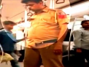 54K views · 262 shares | Watch: Allegedly drunk police officer inside Delhi metro | The Times of India | Facebook