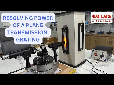 Resolving power of a Plane transmission grating | Omlabs | Physics lab equipment’s