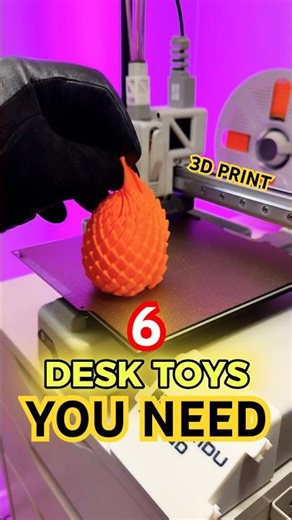6 Satisfying 3D Printed Desk Toys You NEED