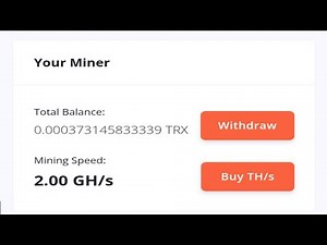 How To Mine TRX And Withdraw Proof Without Investment | Tron Cloud Mining 2026 | Crypto Mining