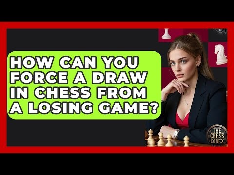 How Can You Force A Draw In Chess From A Losing Game? - The Chess Codex