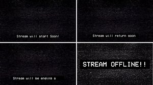 Animated Static TV Twitch Transition Screens: Retro Stream Overlay - Etsy