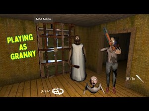 Playing As Granny Chapter Two ZHL Remake Mod Menu (PC) - Full Gameplay