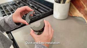 Gas Stove Knob Covers for Child Safety - 5 Pack Universal Size Stove Safety Knob Covers, Heat-Resistant Child Proof Stove Knob Covers, Pet/Baby Proofing Oven Knob Covers for Child Safety (Clear View)