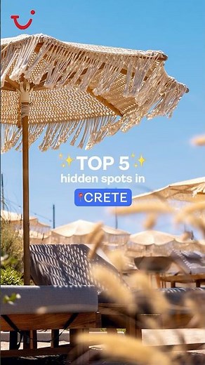 Crete’s top five spots 📍🌴 #tui #travel #vacation #crete #eurosummer #trending #foryou #greece