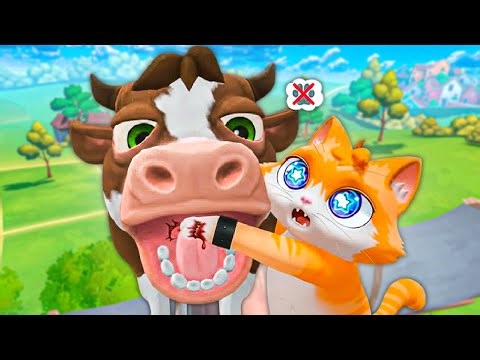 A COW BITES OFF A CAT'S PAW IN THE VILLAGE 🐈 UPDATE in I Am Cat VR