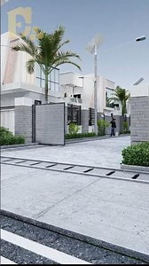 High-End Detached Duplex | 3D Realistic Materials & Textures | Elshaza Design #short #3D #ytshorts