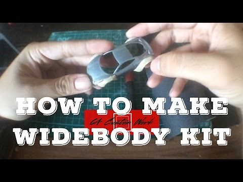 How to make Hot Wheels Widebody Kit: Liberty Walk Kit