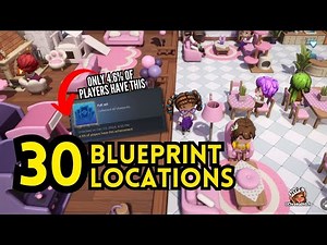 WHERE TO FIND ALL 30 BLUEPRINT LOCATIONS in Critter Cafe