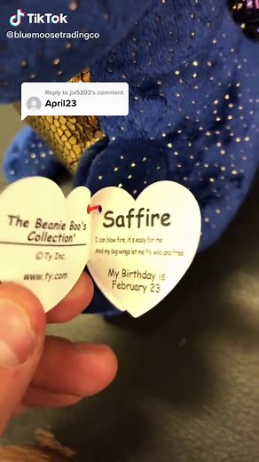 Reply to @jia5203 what’s your birthday?? #fyp #foru #foryoupage #bluemoosetradingco #like #follow #retail #souvenir #niagarafalls #cliftonhill #bluemoose #tourism #ontario #viral #ty #squish #beanieboos